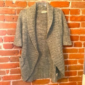 Chunky knit open cardigan
